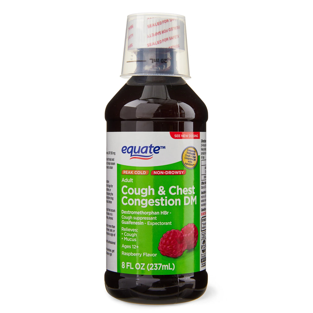 Raspberry Flavor Cough and Chest Congestion DM 8 fl oz O947