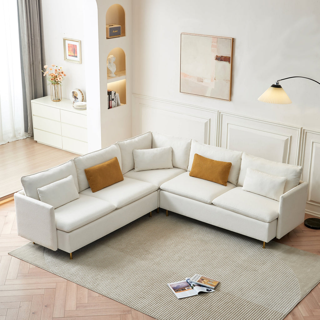 Beige Sectional Sofa M18544