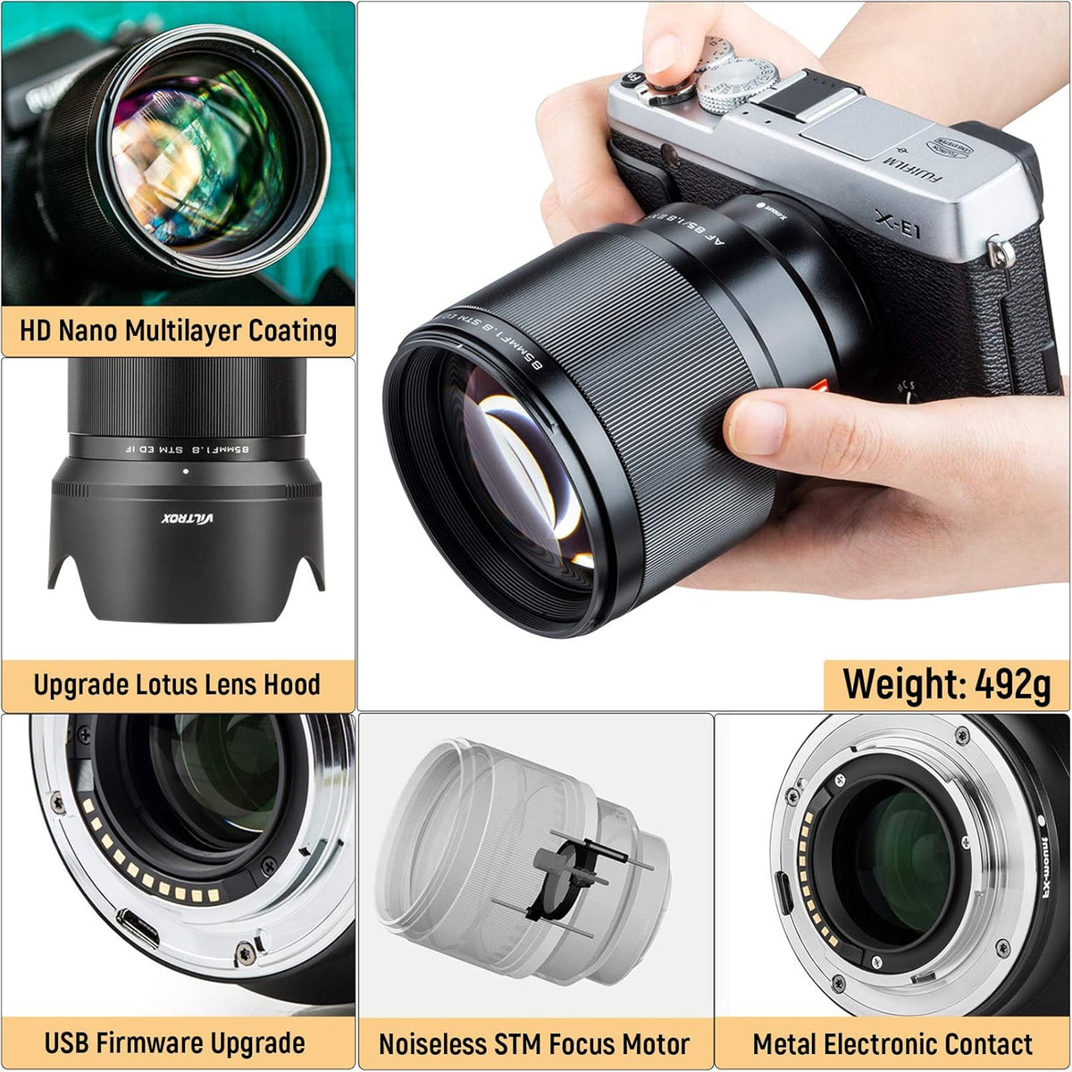 85mm F1.8 Mark II STM Auto Focus Lens for Fuji X Mount S556