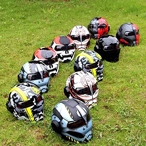 Motorcycle Helmet Full Face Flip Open Helmet DOT Certified I66655