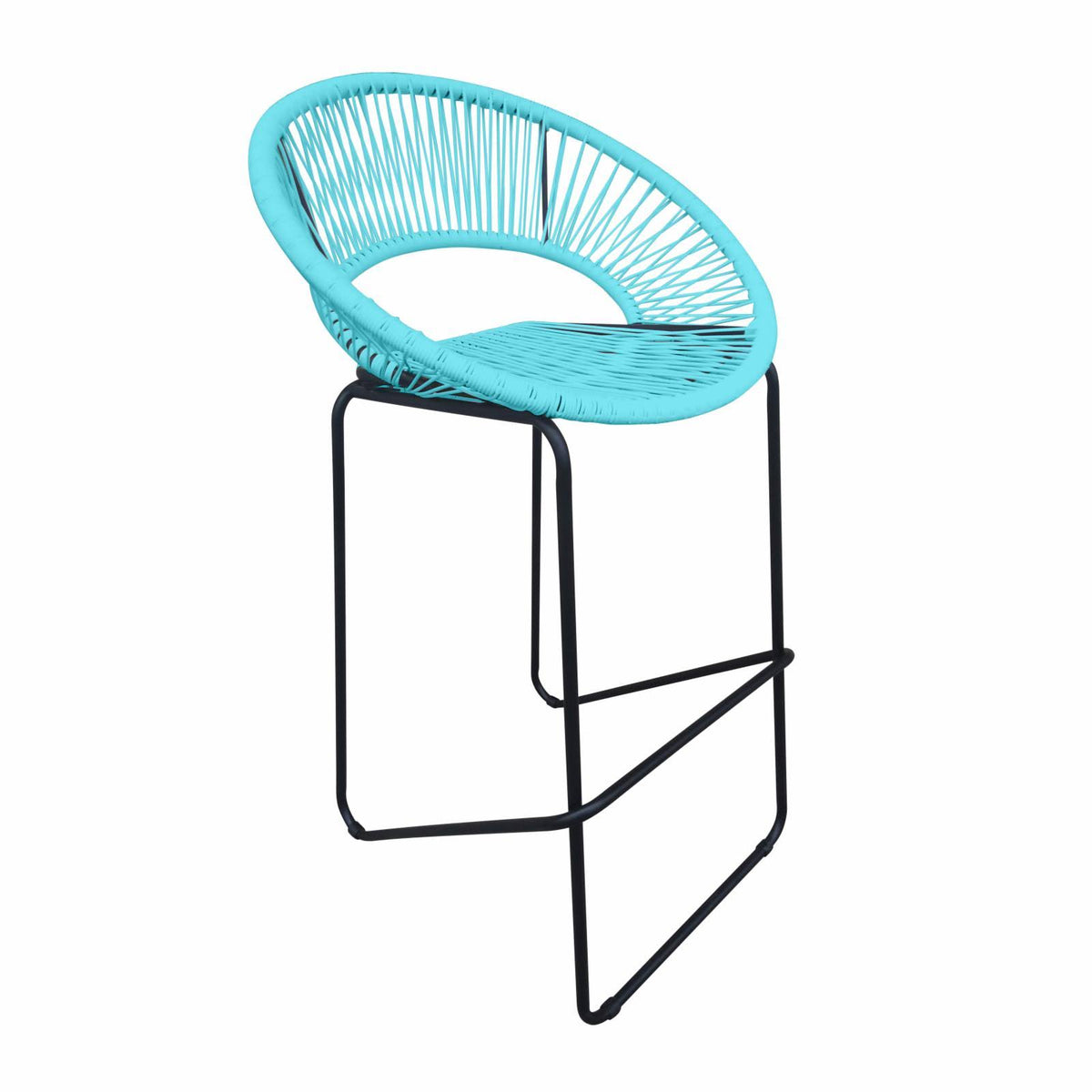 Glacier Blue Outdoor Bar Height Chair D147