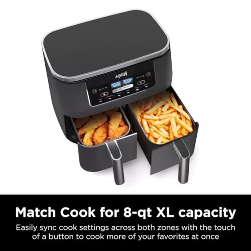 Grey 10QT DualZone Air Fryer Y6305