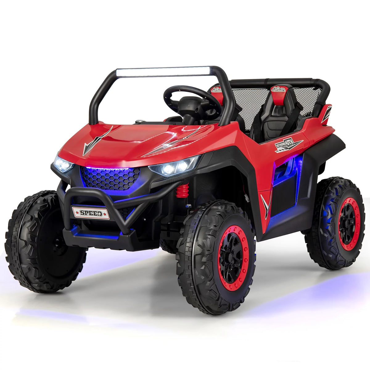12V 2-Seater Kids Ride On UTV Electric Vehicle Pink F6552