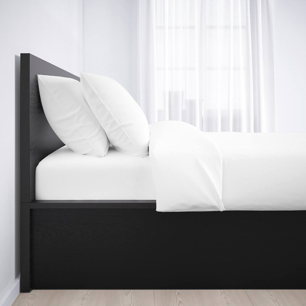 Queen Black-Brown Storage Bed U81906