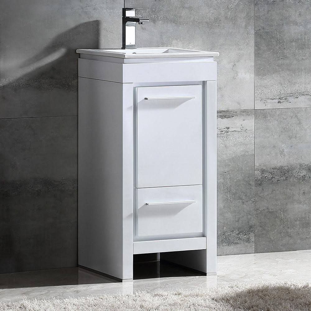 Gray Oak Bathroom Cabinet with Sink H97868