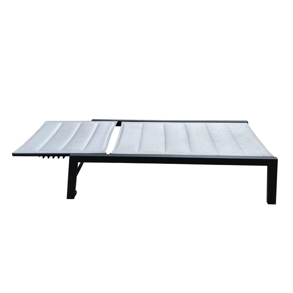 Five-Position Adjustable Aluminum Chaise Lounge Chair S112