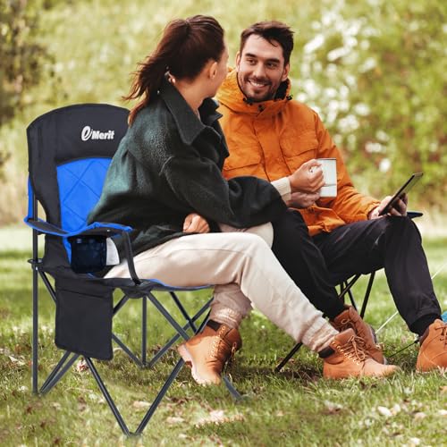 Oversized Padded Camping Chair with Arms X28627