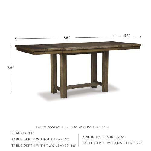 White Dining Extension Table with Trestle Base U179860