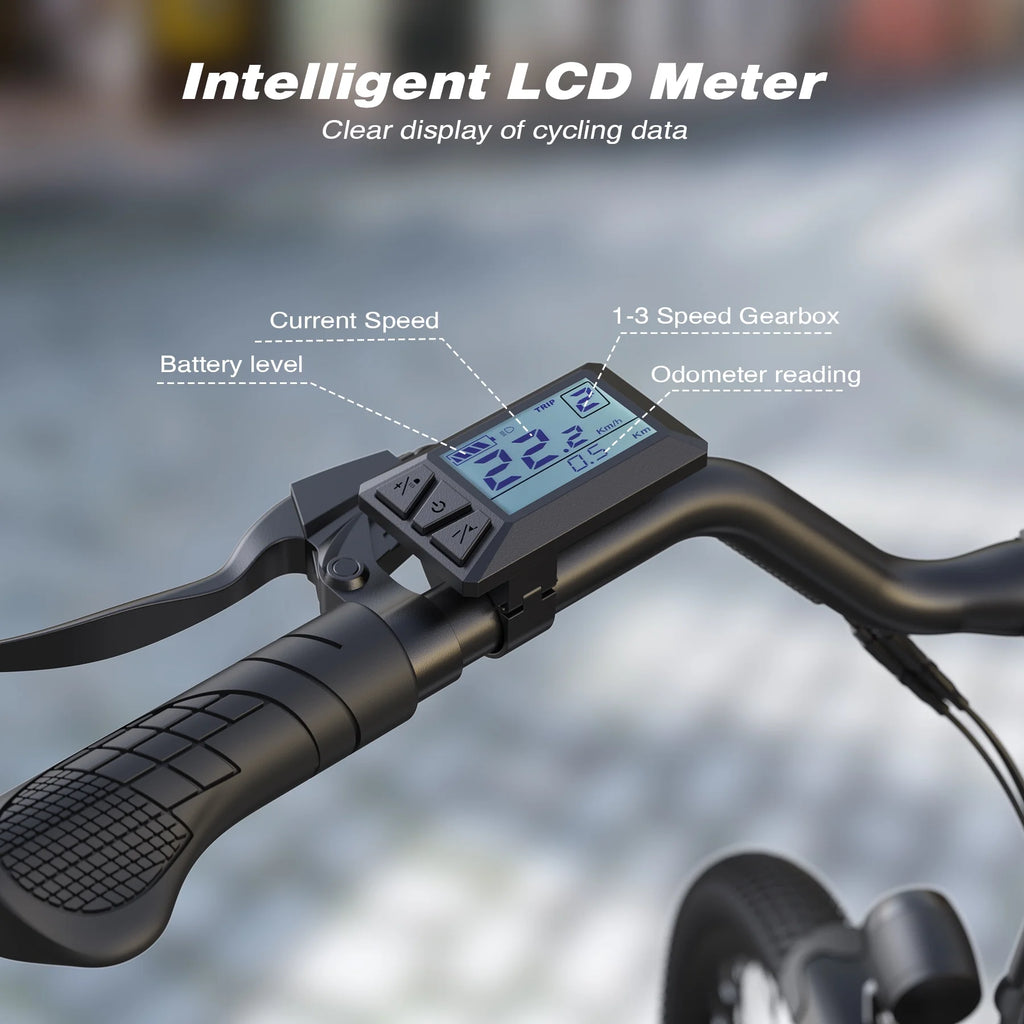 26-inch 500W Electric Bike with 40 Miles Range, Removable Battery, 7 Speed S8627