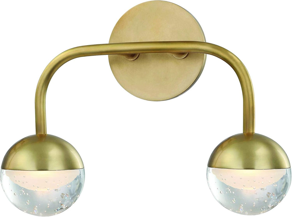 4-Light LED Bath Bracket 29.5 Inches Wide Aged Brass Q76037