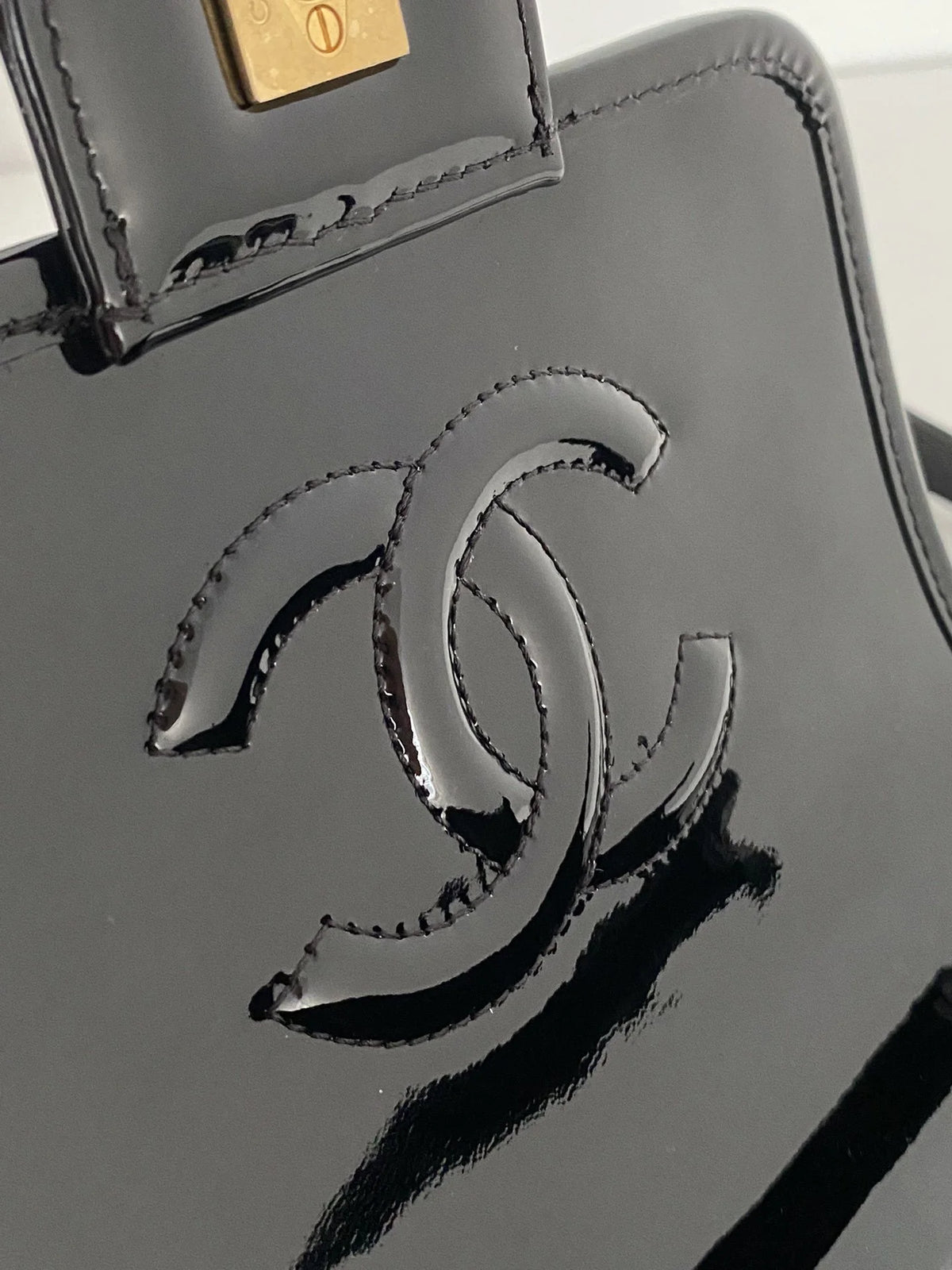 Small Flap Bag With Top Handle Black 8.1in/20.5cm X417655