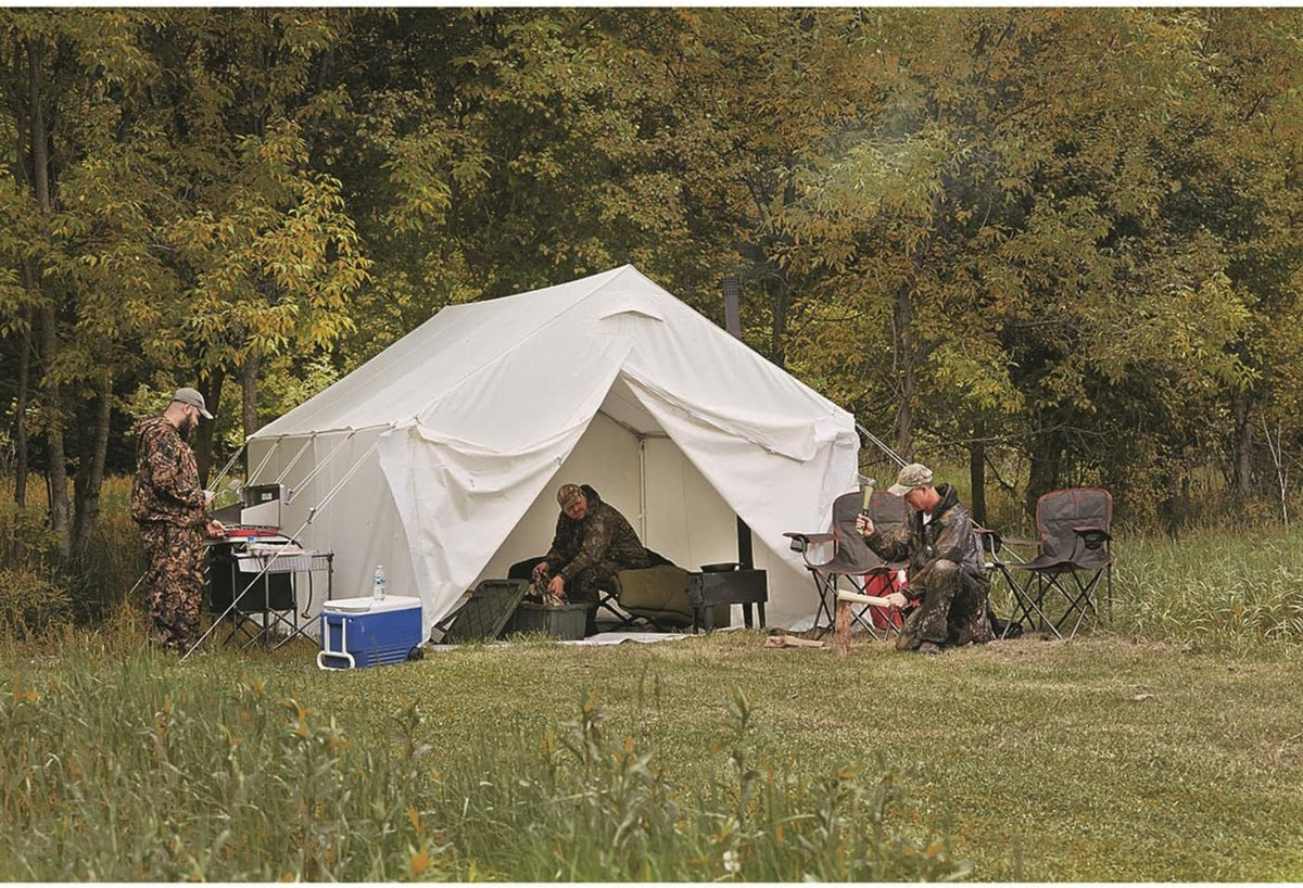 10x12' Canvas Wall Tent with Frame Z313758