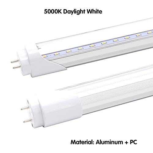 2FT 8W LED Light Tube, 5000K Daylight White, Pack of 4 D80580