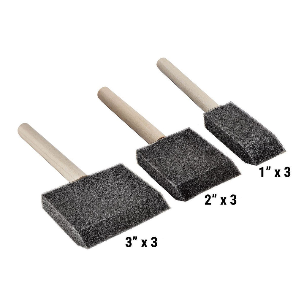 9 Piece Foam Brush Kit V294121