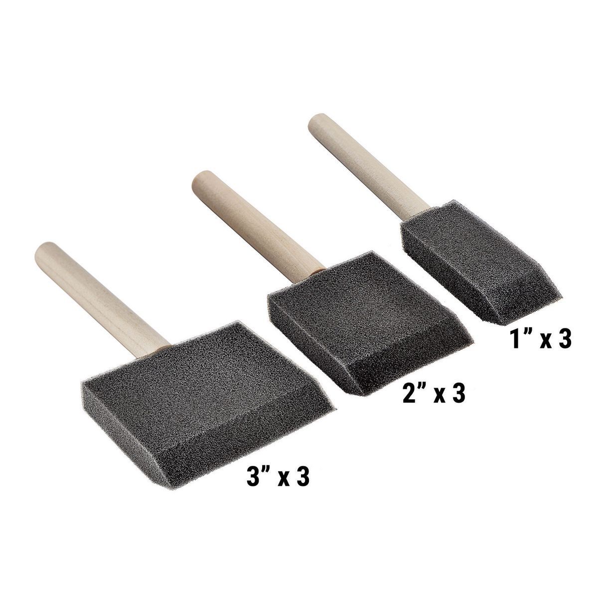 9 Piece Foam Brush Kit V294121