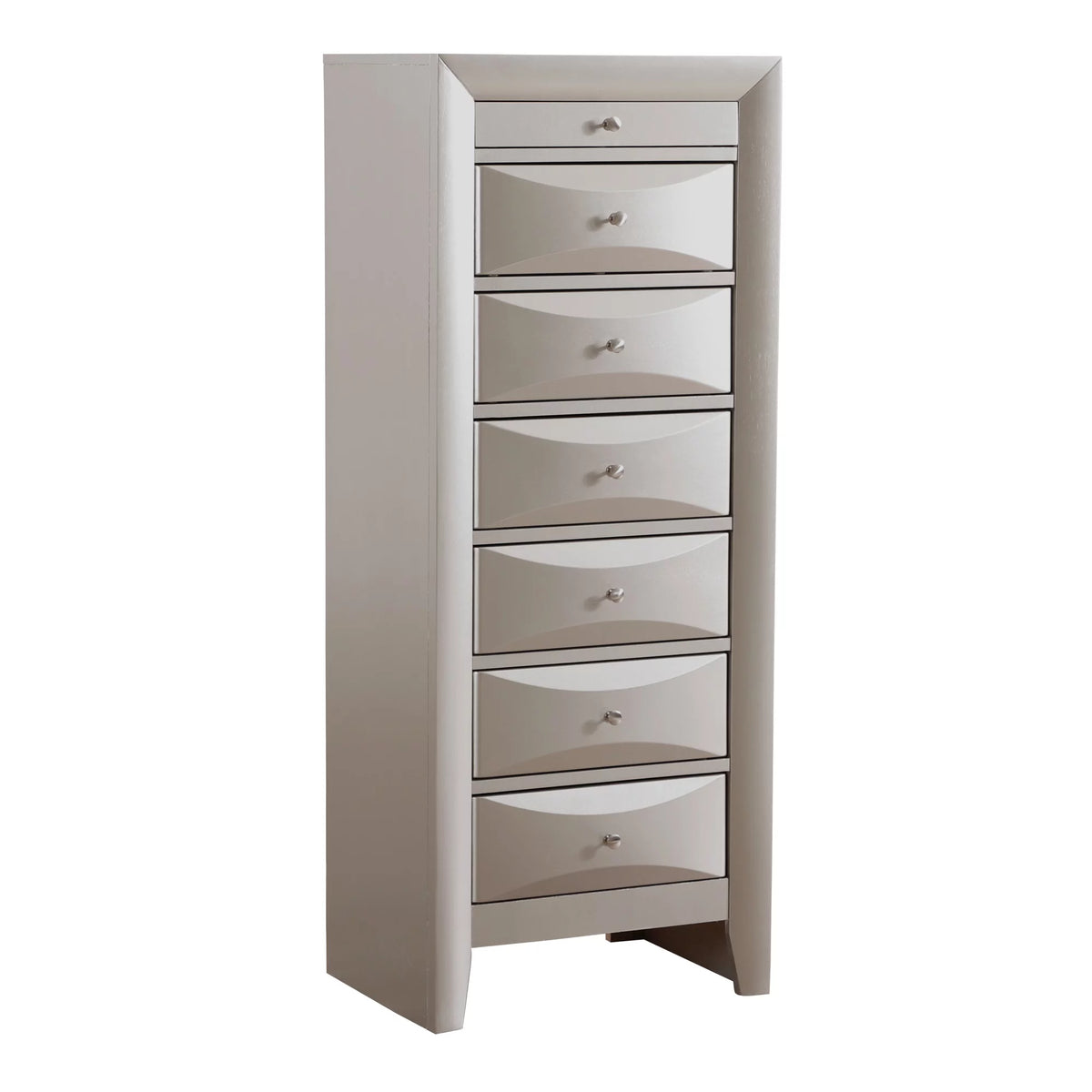 Silver Champagne 7-Drawer Chest Z230767