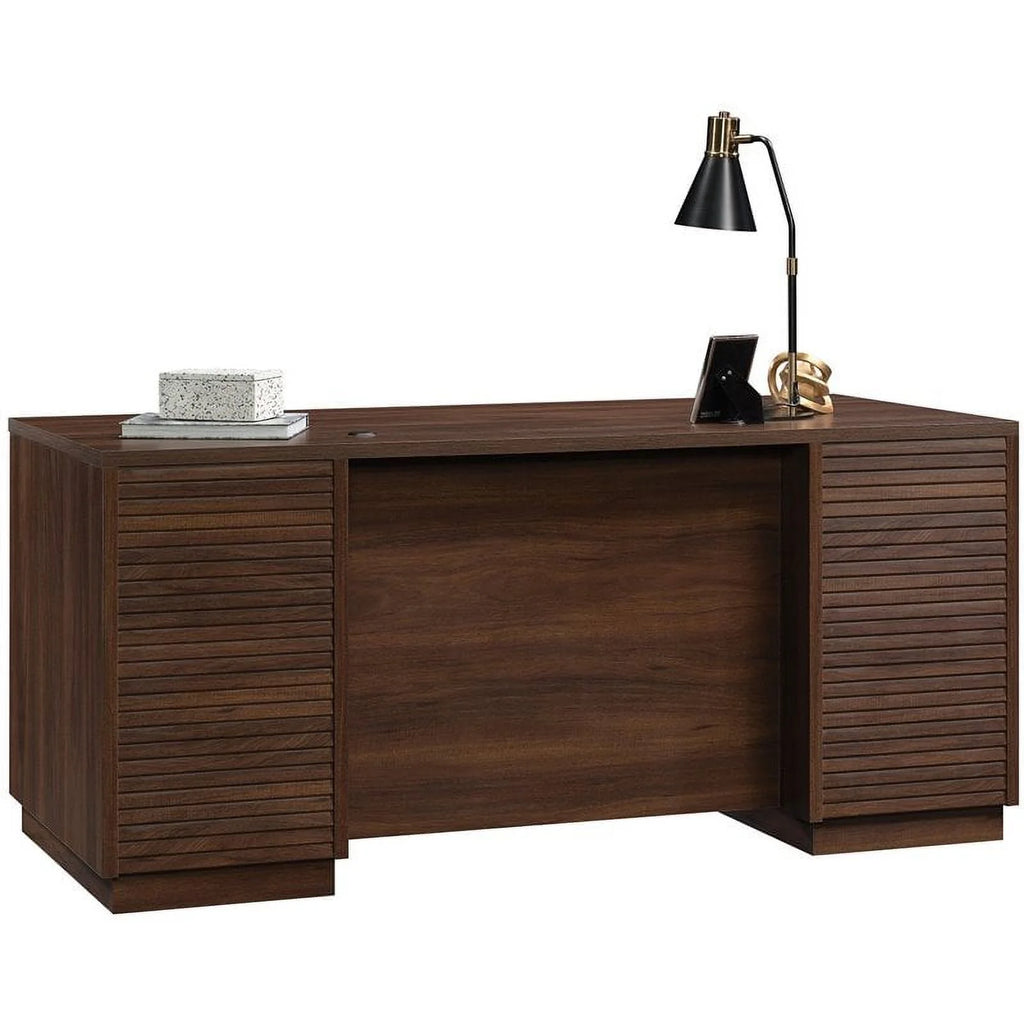 2-Piece Executive Desk & Storage Credenza Set Q770