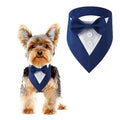 Adjustable Dog Wedding Bandana with Bow (Medium, Black) C58269