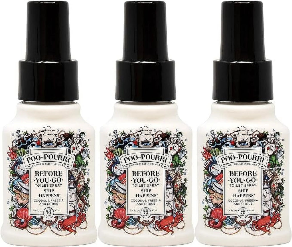 Toilet Spray 1.4 Ounce Bottle, 3 Pack G63912