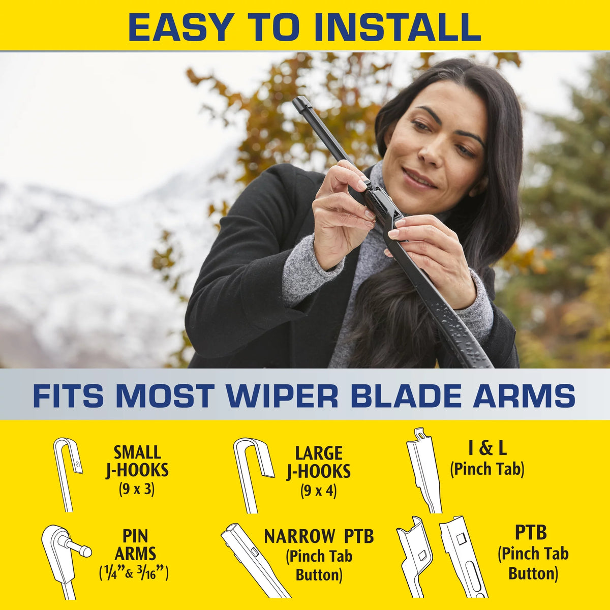 26 2-in-1 Windshield Wiper Blade B9346