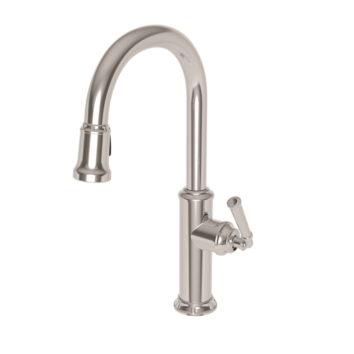 Aged Brass Pull-Down Kitchen Faucet T4668