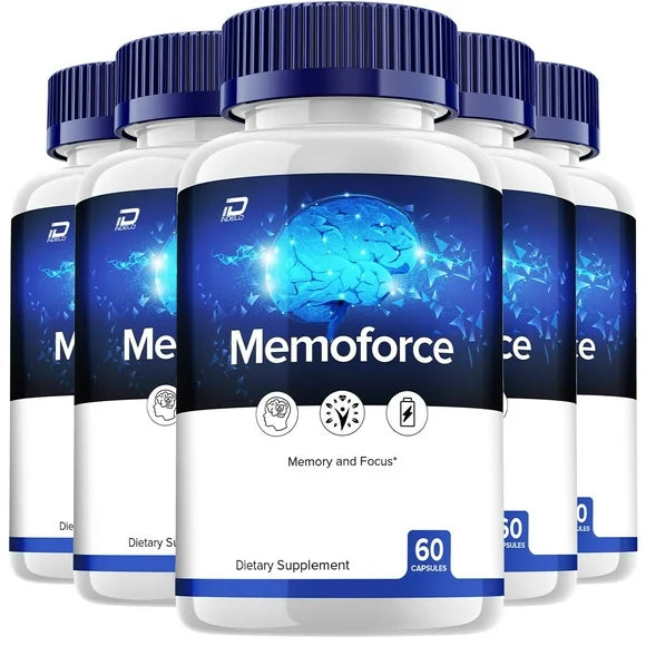 All-Natural Memory and Focus Support Capsules 5 Pack 300 Capsules X565