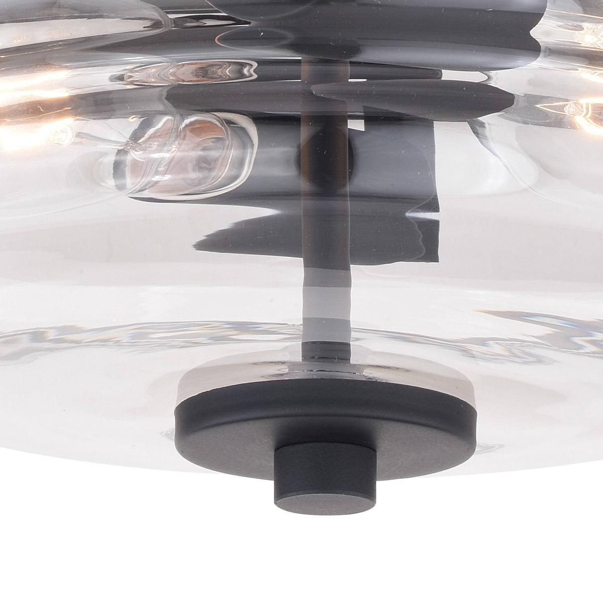 Matte Black Flush Mount Light I504
