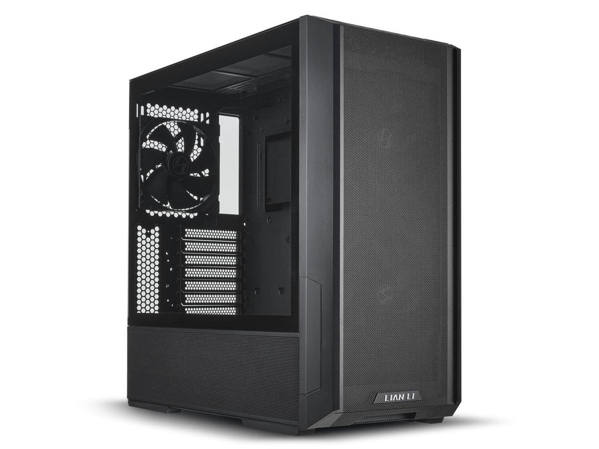 Black Steel Tempered Glass ATX Mid Tower Computer Case D362263