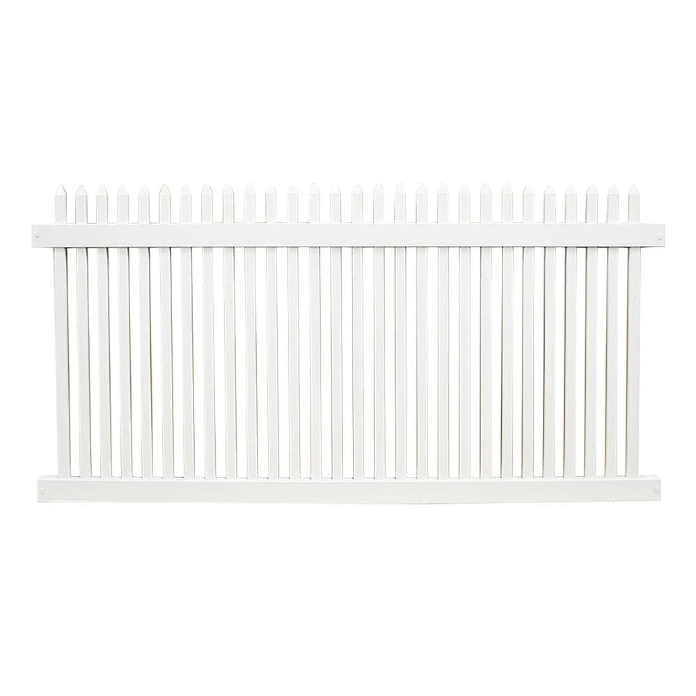 Vinyl Picket Fence 4 ft H x 6 ft W J403517