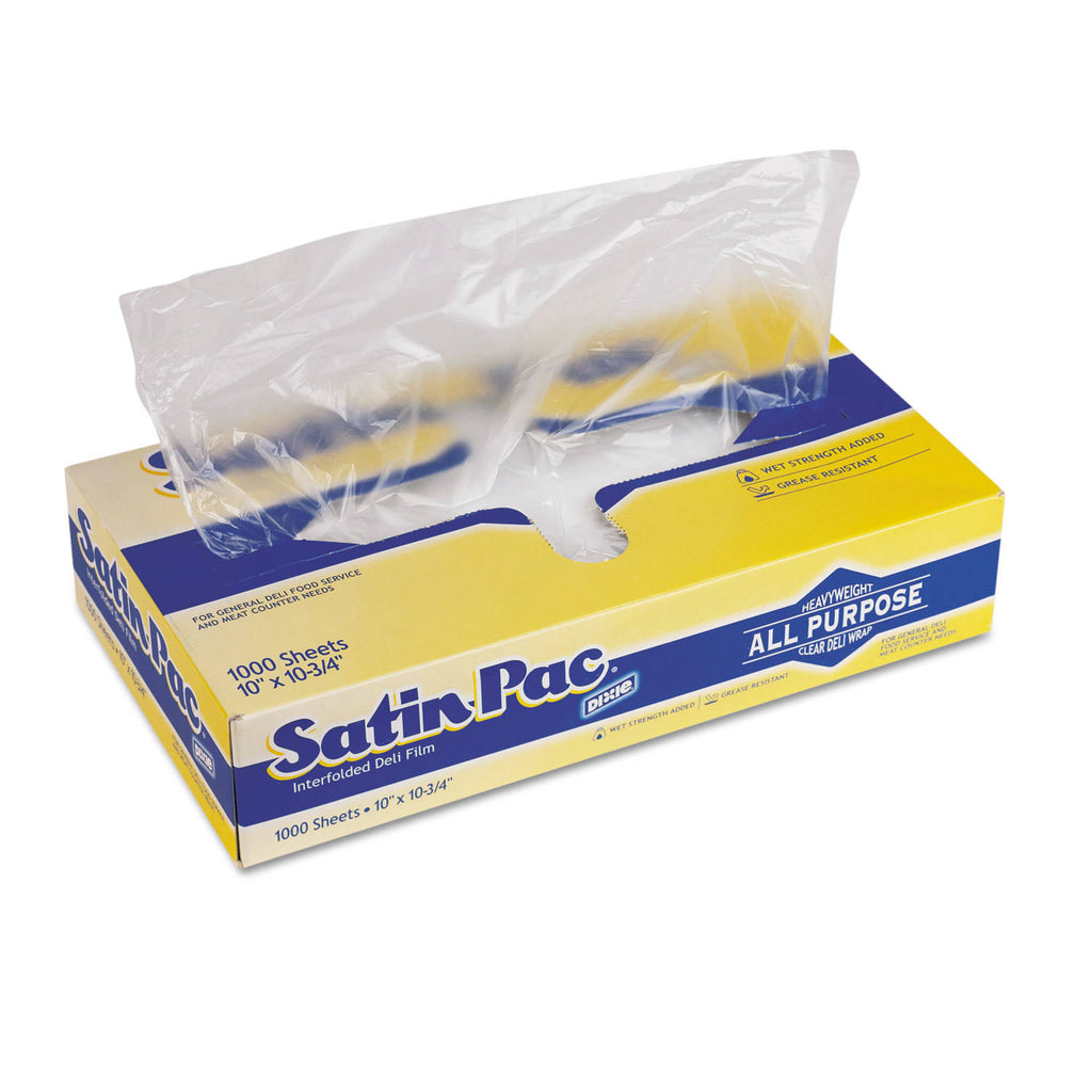 Clear 1000/pk High Density Polyethylene Deli Film Sheets B365815