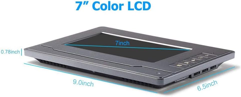 7 Inches LCD Monitor Wired Video Doorbell System with 1 Camera F540283