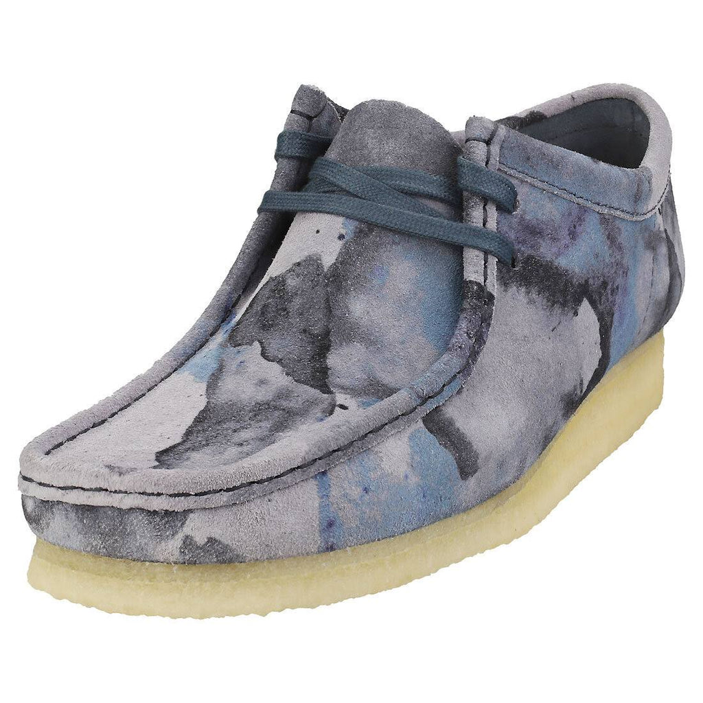 Blue Camo Wallabee Shoes R7918