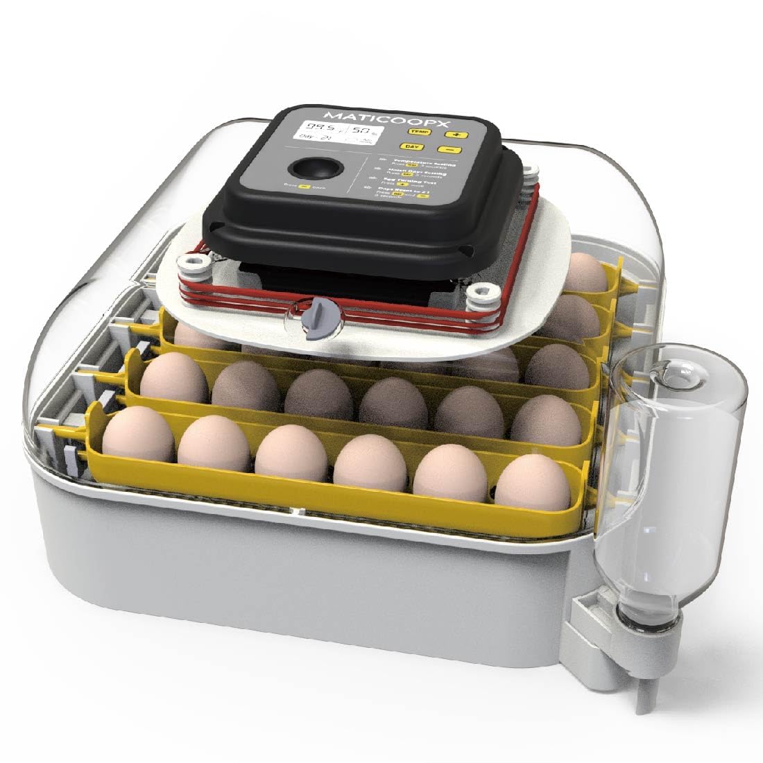 30 Egg Incubator with Humidity Display, Automatic Egg Turner I472