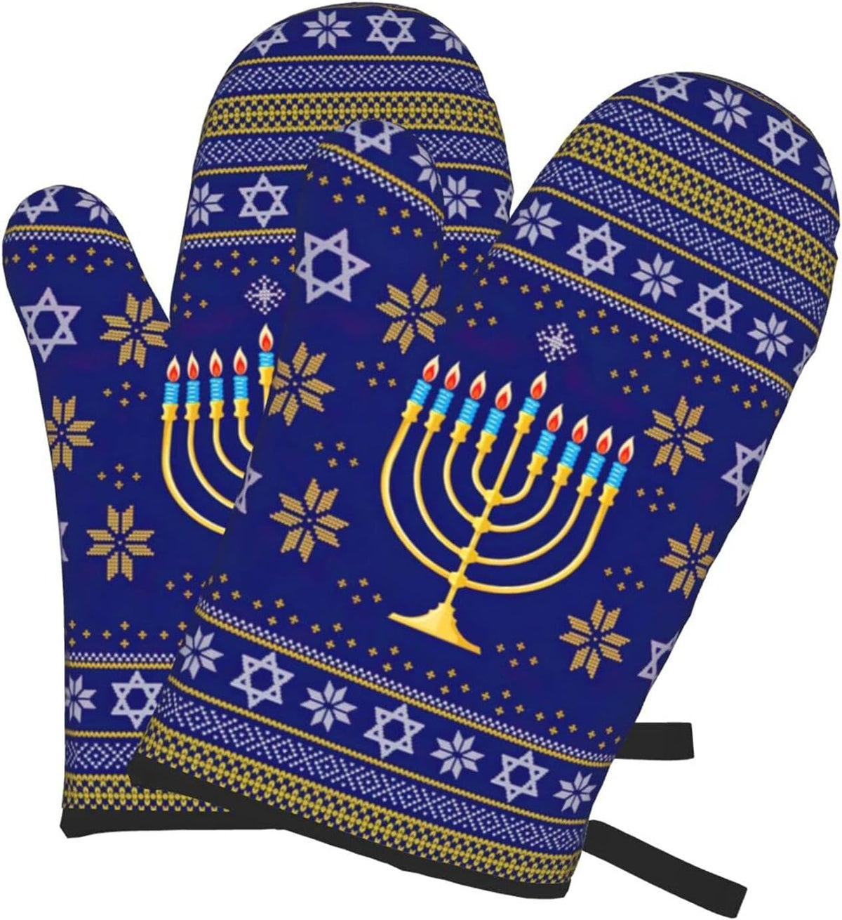 Oven Mitts Set of 2 Heat Resistant Kitchen Mittens Y693