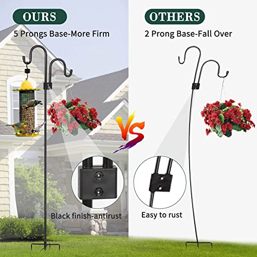 92 Inch Heavy Duty Shepherds Hook for Bird Feeders Q2926