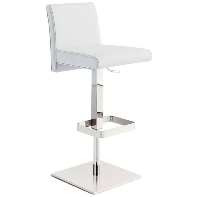 Italian Burgundy Leather Bar Stool Z618419