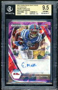 2021 Panini Prizm Autographs Purple Ice #237 Rookie Card P302