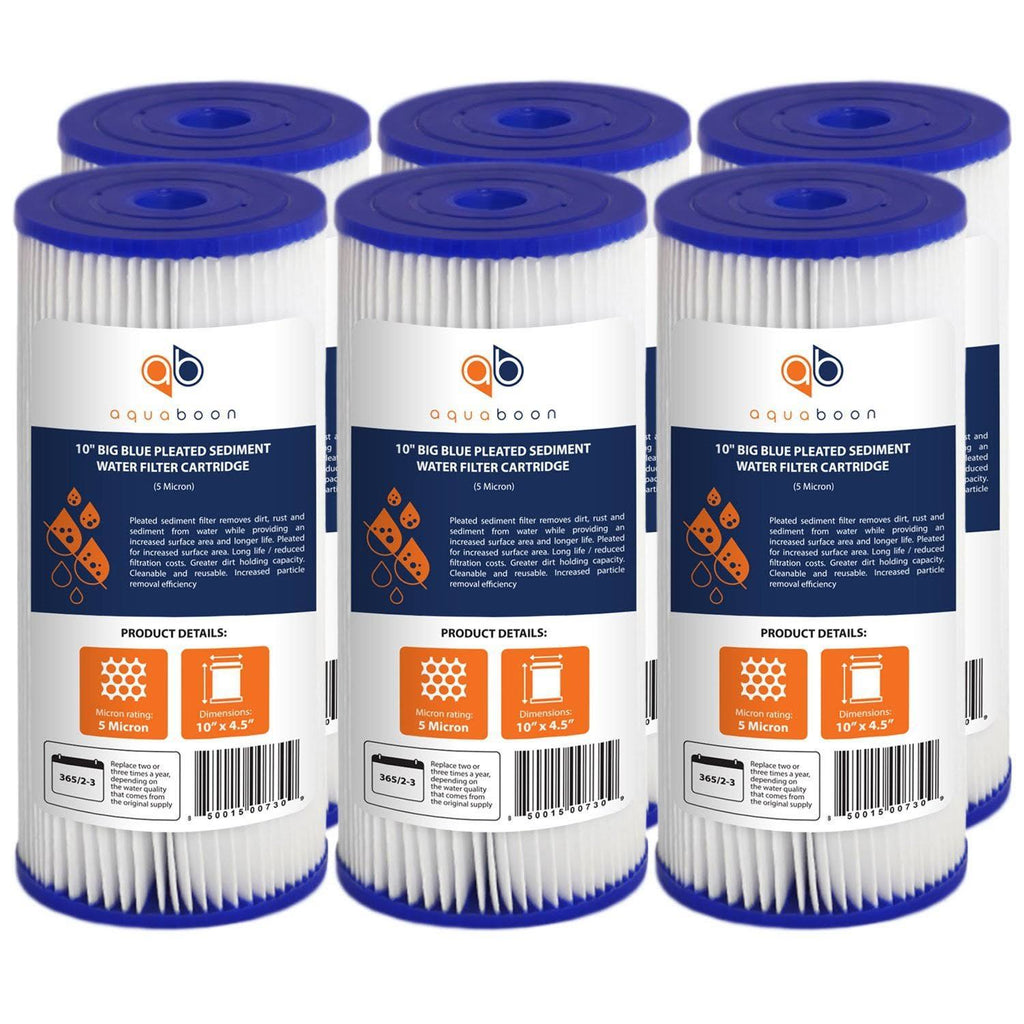 5 Micron 10x22 Pleated Sediment Water Filter Cartridge I5474
