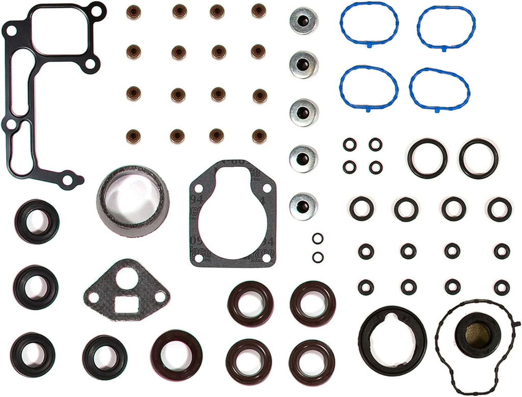 Full Gasket Set Head Bolts Intake Exhaust Valves for 1.7L Honda Civic D17A1 W393953