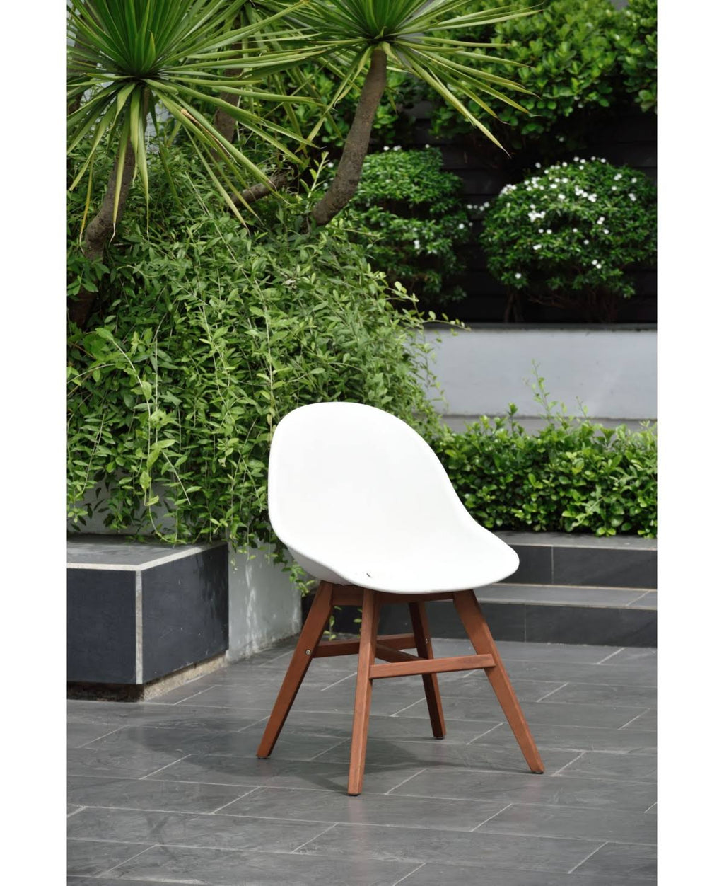 Brown Patio Dining Chair Set Q78940