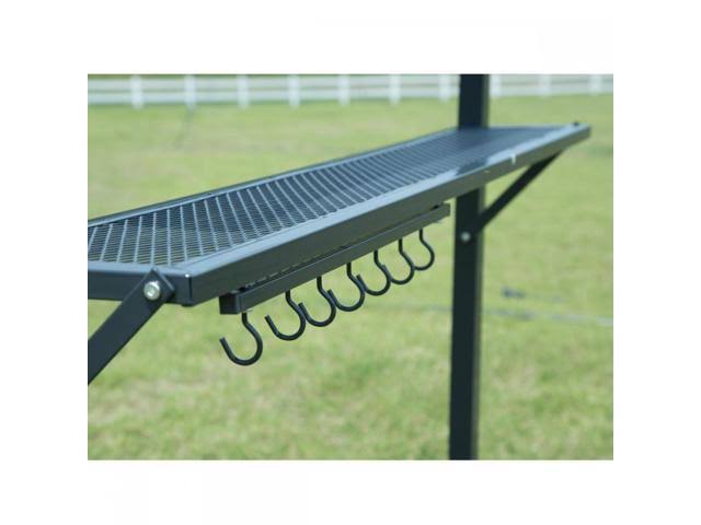 Brown BBQ Grill Gazebo Barbecue Canopy Tent with Air Vent X3692