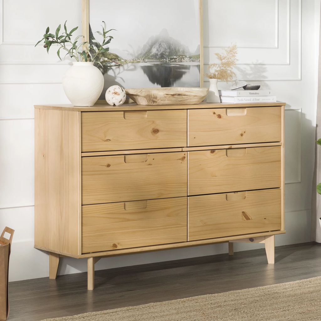 6 Drawer Solid Wood Dresser Q12414