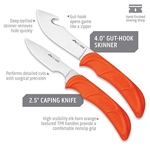 4-Piece Hunting Knife Set with Camo Belt Scabbard X513733