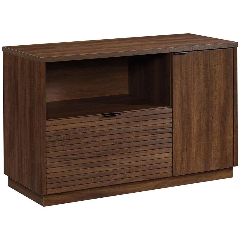 2-Piece Executive Desk & Storage Credenza Set Q770
