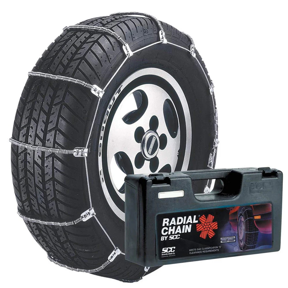 Car Snow Tire Radial Traction Grip Cable Chain, Pair M745910