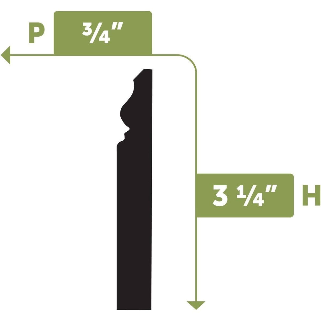 Flexible Baseboard Moulding K52188