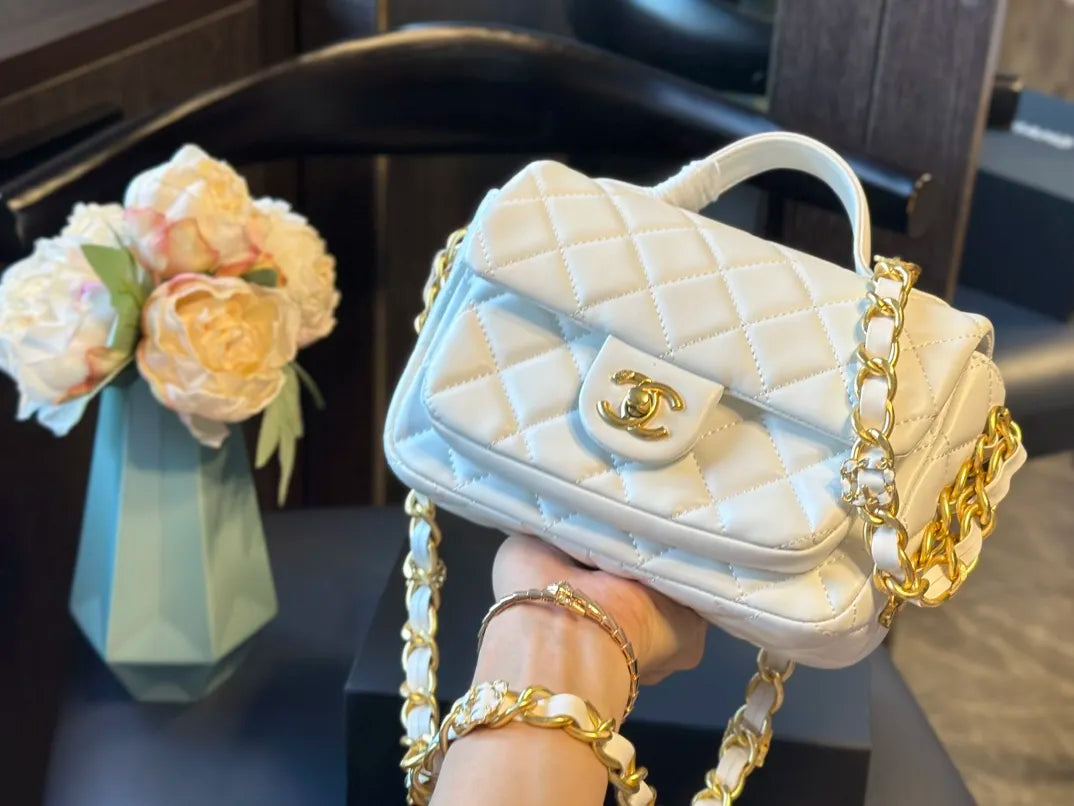 Mini Flap Bag with Top Handle Z64725