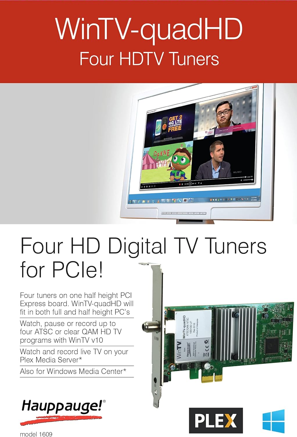 PCI Express TV Tuner Card D5689