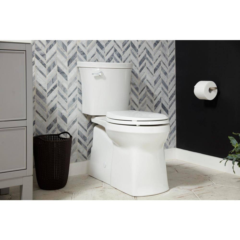 2-Piece 1.28 GPF Single-Flush Elongated Toilet in White K308