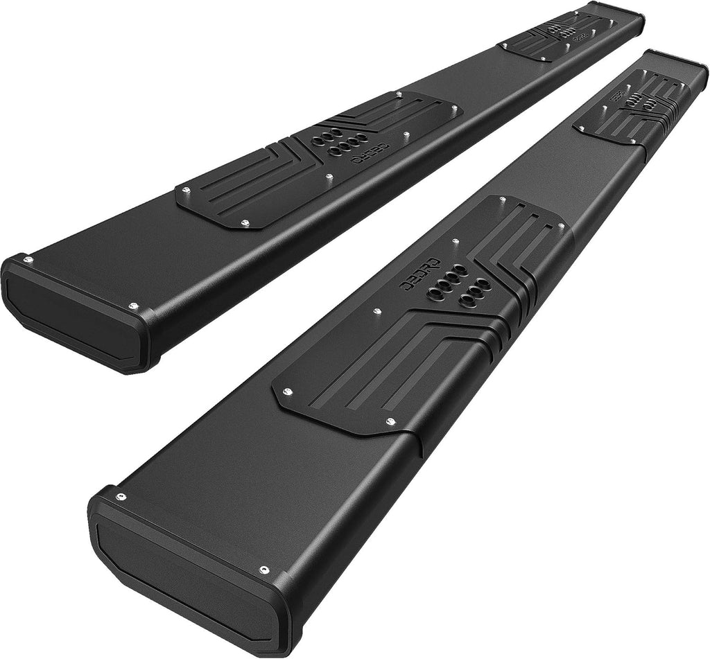 Black Aluminum Running Boards Side Steps Nerf Bars B6559